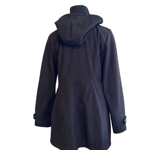 Michael Michael Kors black hooded trench coat size small - Picture 5 of 12